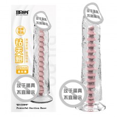 取悦冲天炮穿天炮钻天炮透明水晶阳具吸盘仿真假阴茎成人情趣用品