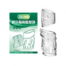 取悦舒乐隔离阻复环物理阻隔包皮露头男用情趣套环成人性用品代发