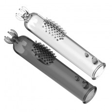 取悦触须爆芽炫舞颗粒芽须爆爽狼牙套水晶顶珠阴茎套情趣用品批发