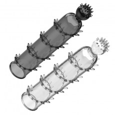 取悦触须爆芽炫舞颗粒芽须爆爽狼牙套水晶顶珠阴茎套情趣用品批发