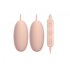 GALAKU阿卡丽尖双圆跳蛋usb遥控硅胶女用振动棒情趣用具 一件代发