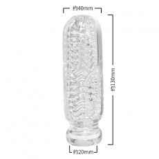 取悦雨后樱雪白茶初夏透明飞机杯男用自慰器手动训练按摩情趣用品