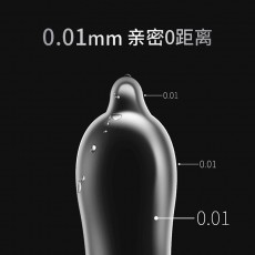 名流黑金001玻尿酸10只装避孕套超薄润滑安全套男用成人计生用品
